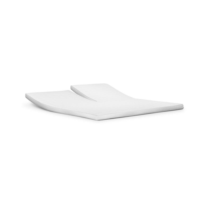 Jensen Sleep 2 hvit overmadrass med splitt 150x200